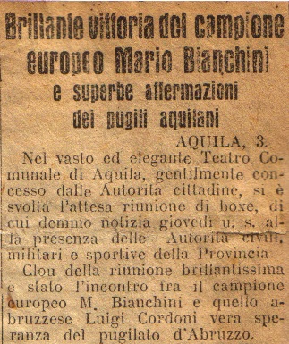 Brillante Vittoria del Campione Europeo Cordoni